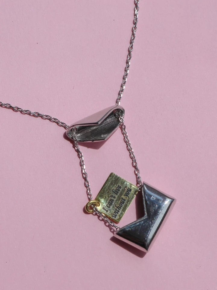 You Have a Message Written Customizable Necklace 925 Silver