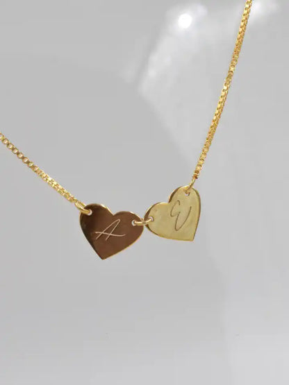 In Your Heart Personalized Letter 925 Silver Necklace