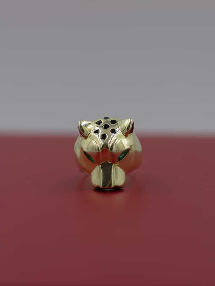 Tiger Shaped 925 Silver Sparrow Ring
