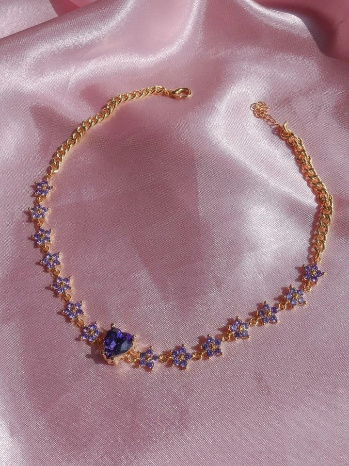 Flower Love Choker Necklace