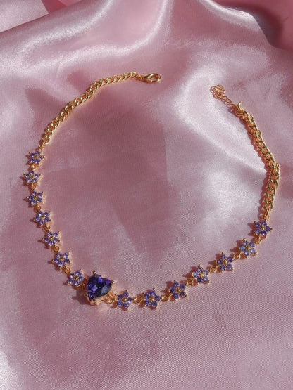 Flower Love Choker Necklace