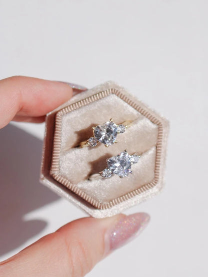 Royal Heart Shine 925 Silver Ring