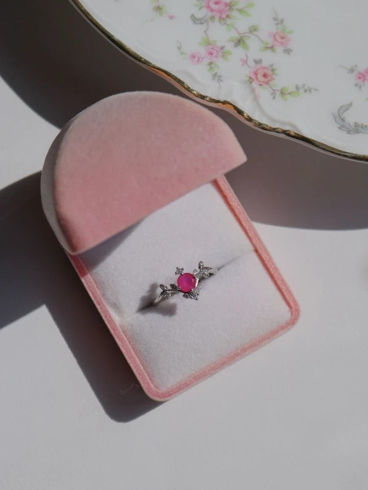 Ruby Ivy Ring