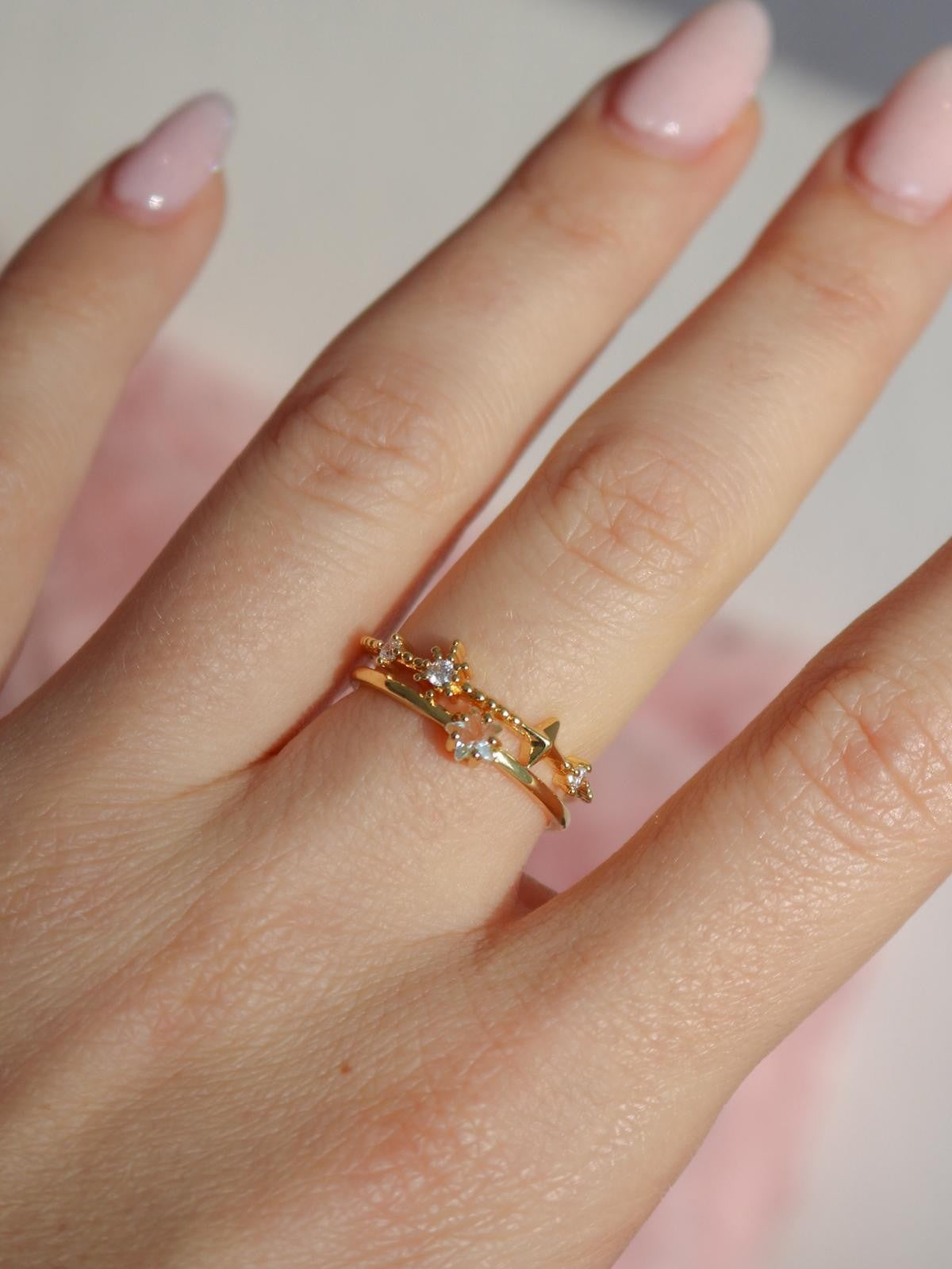 Starry Flower Ring