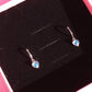 Holographic Heart Earrings 925 Silver