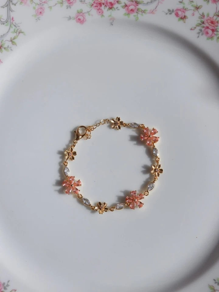 Flower Ladies Code Bracelet