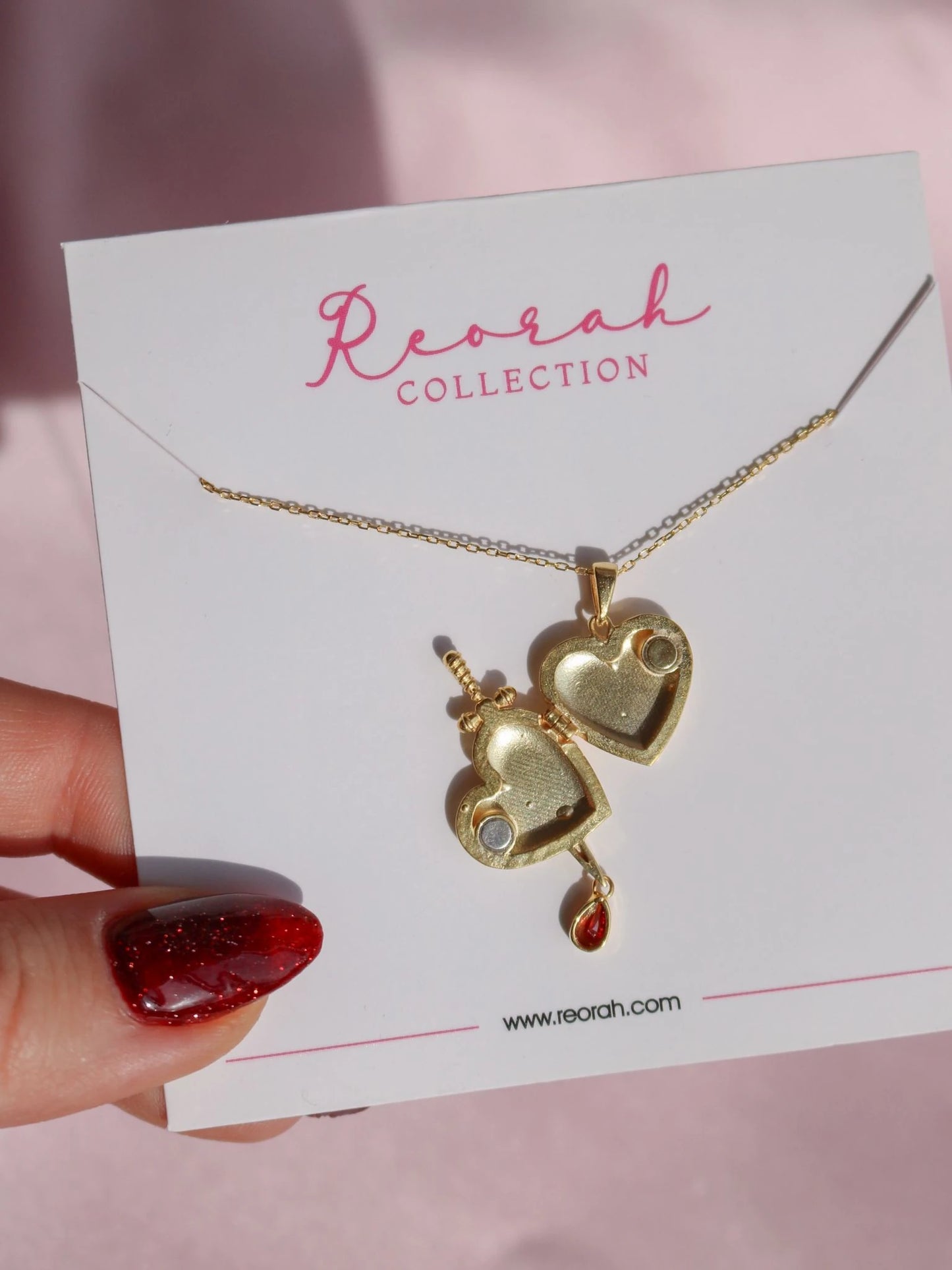 Love Hurts Magnetic Personalized Photo Locket 925 Sterling Silver Necklace