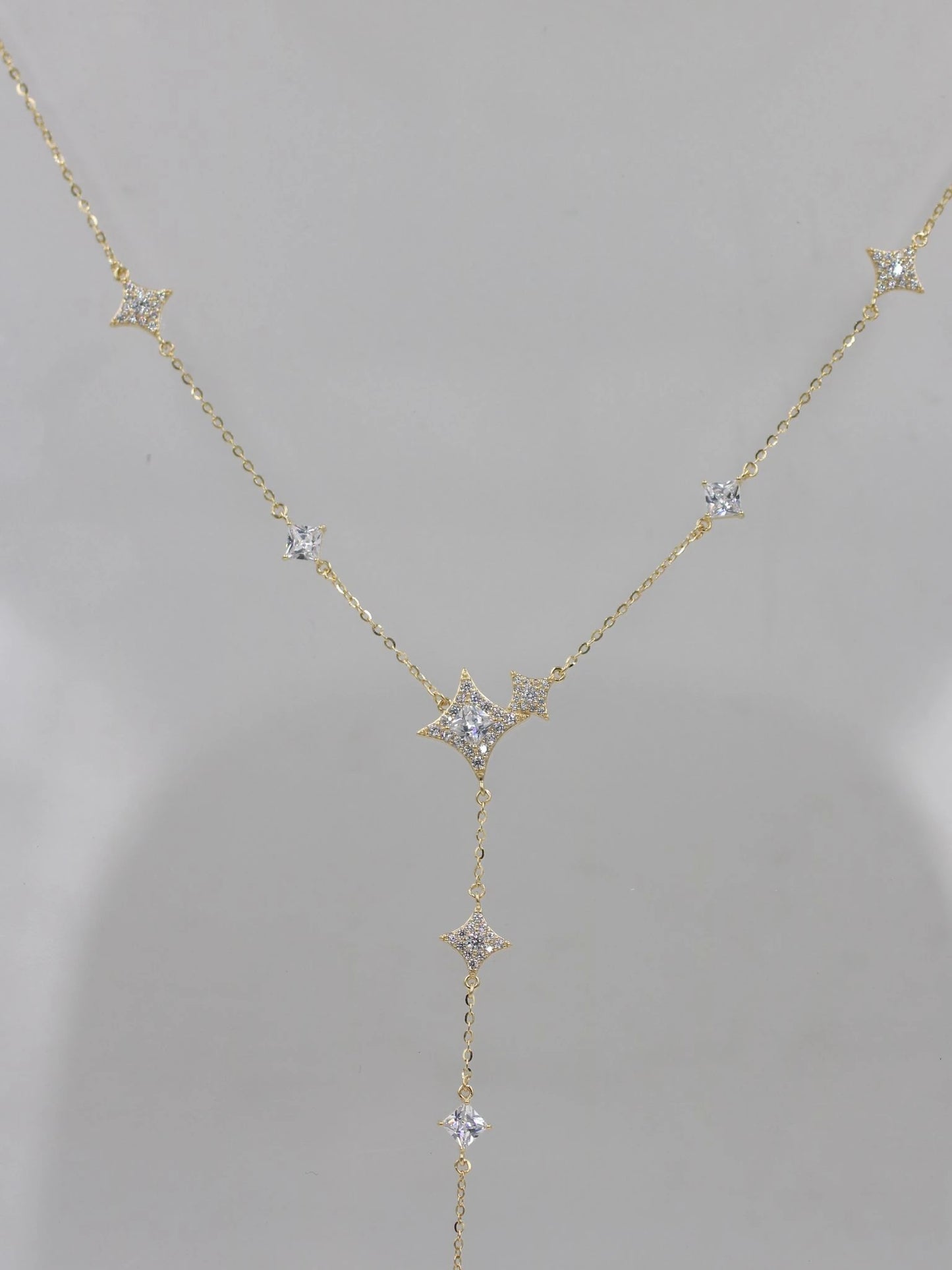 Lumina Glow 925 Silver Y Necklace