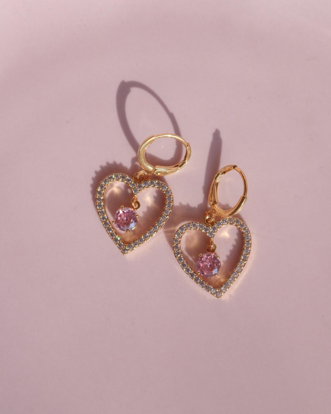 Sparkly Love Earrings