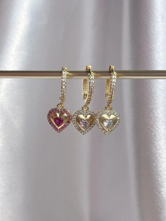 Cinderella Zircon Stone Earrings