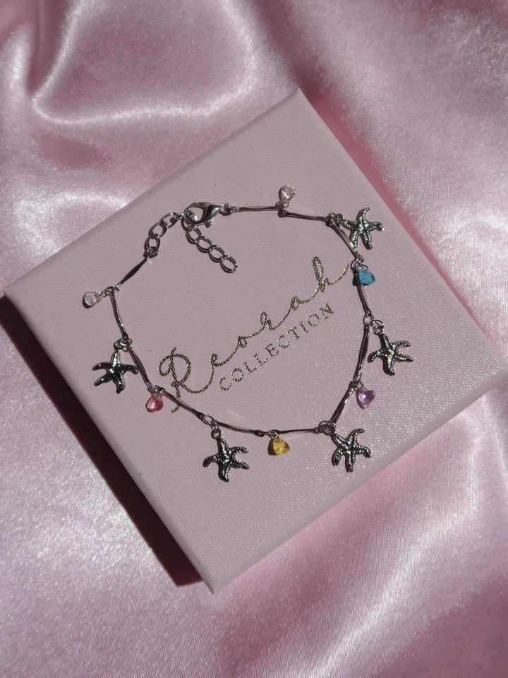 Colorful Starfish Anklet