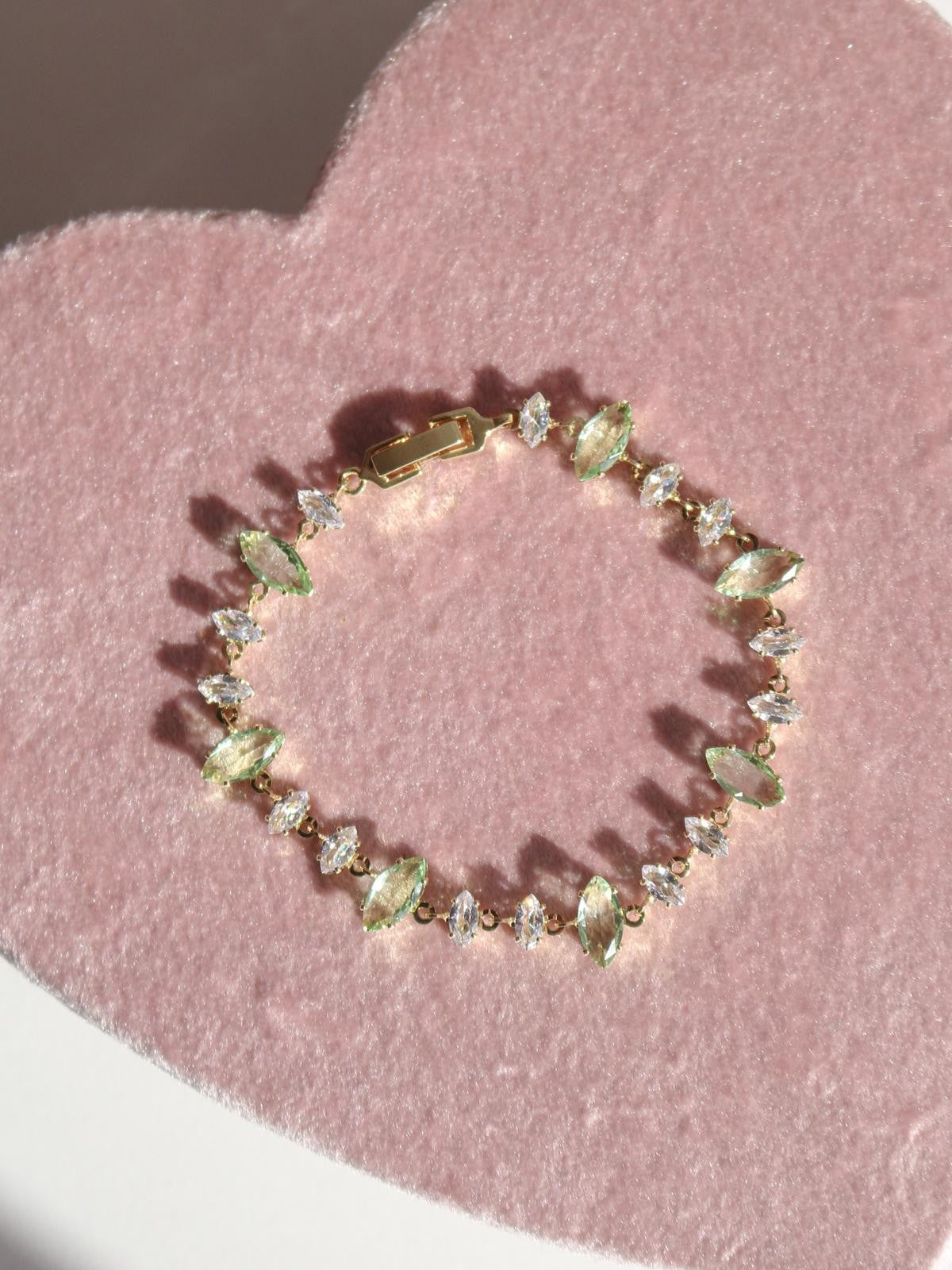 Green Royal Gem Bracelet