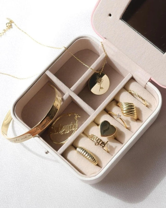 Birth Flower Round Necklace 925 Silver