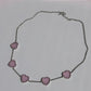 Light Pink 925 Silver Necklace