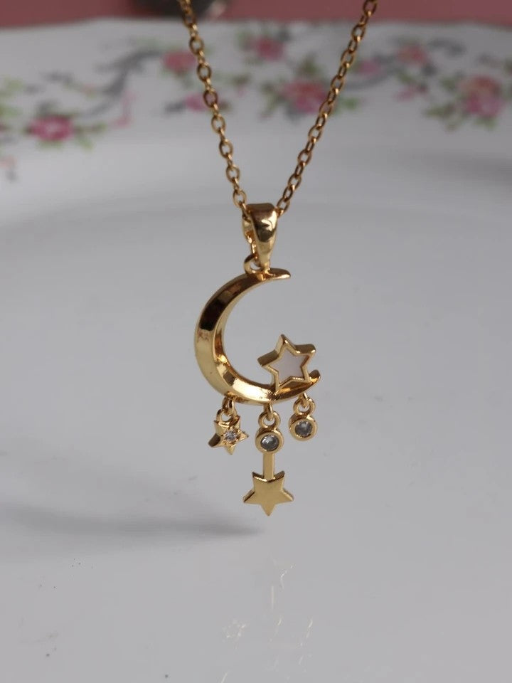 Starry Night Steel Necklace