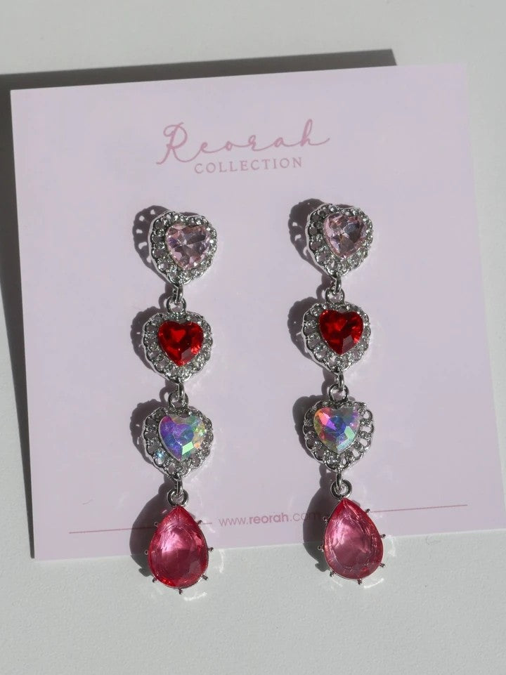 Shiny Heart Earrings
