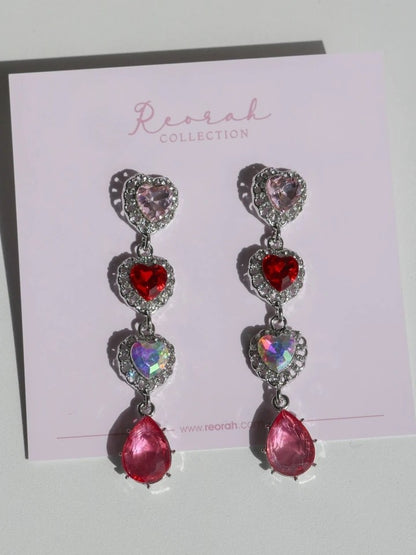 Shiny Heart Earrings