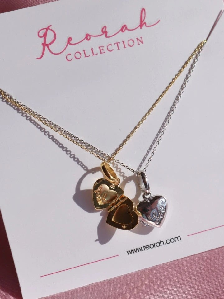 Love Minimal Souvenir Necklace 925 Silver