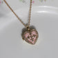 Pink Timeless Heart Personalized Photo Locket Necklace