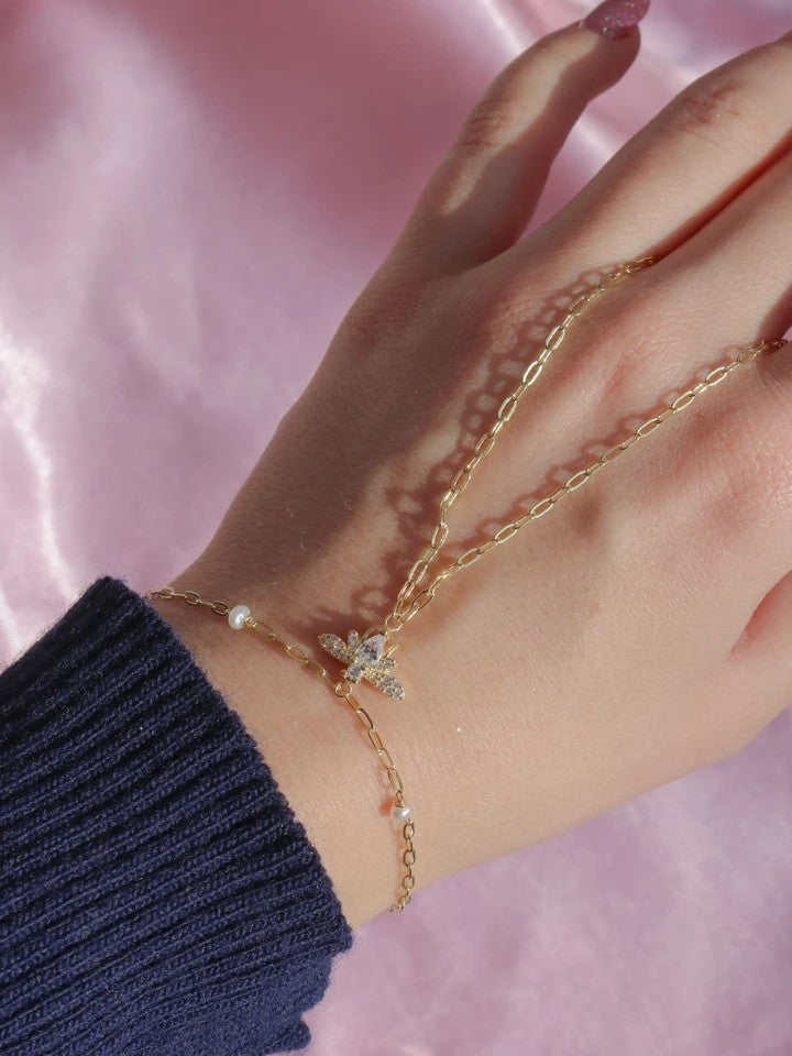 Pearl Bee 925 Silver Shahmaran