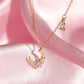 Star And Moon Necklace 925 Silver