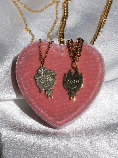 Fire And Water Necklaces