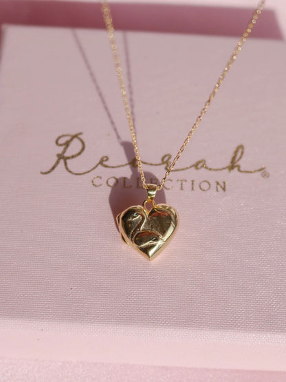 Swan Princess Odette Personalized Photo Locket 925 Sterling Silver Necklace