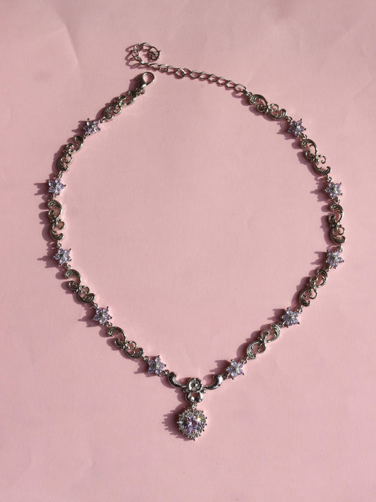 Queen's Royal Heart Necklace