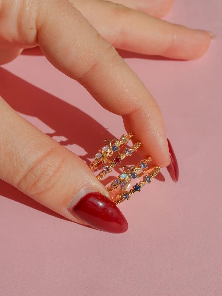 Minimal Blooming Ring