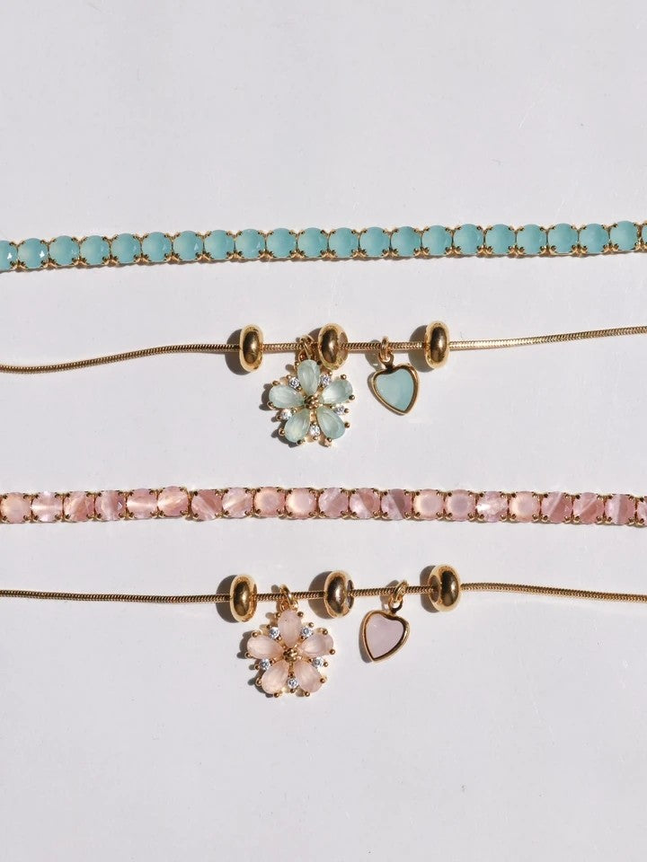 Shiny Petals Love Bracelet