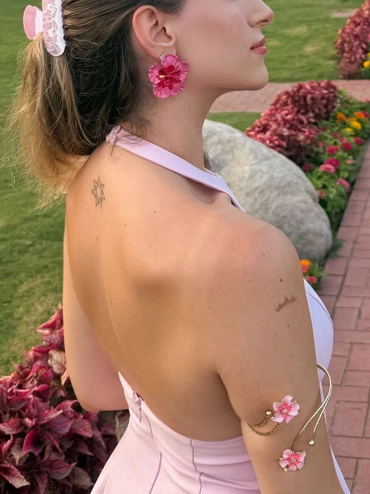 Orchid Cuff Bracelet