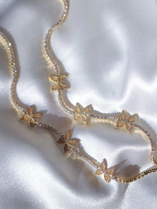 Mariposa Triple Butterfly Waterway Choker