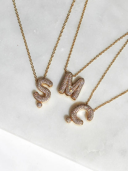 Bombe Letter Necklace