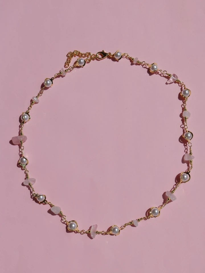 Broken Natural Stone Pearl Necklaces (piece)