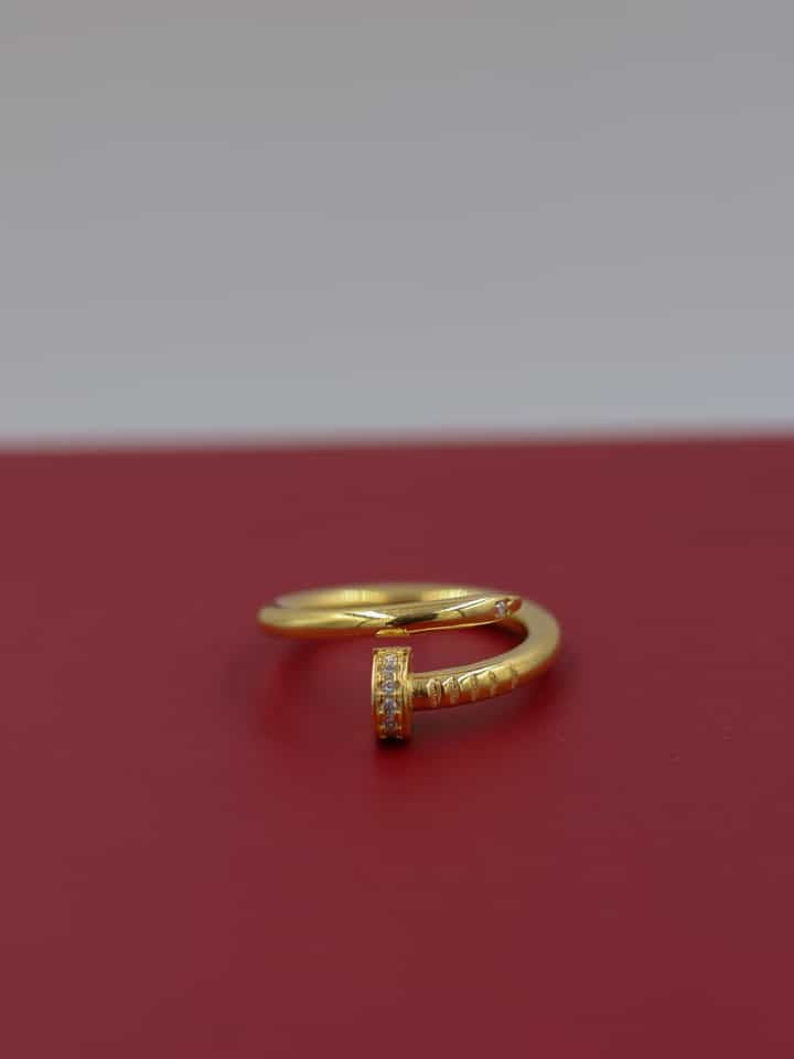 Stone Stud 925 Sterling Silver Ring