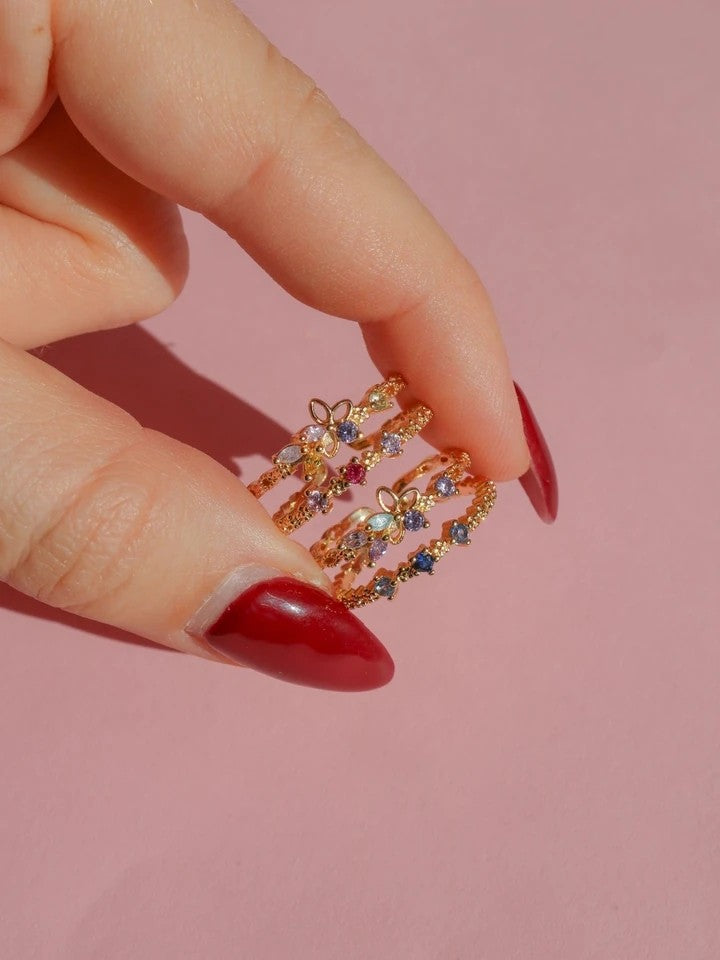 Minimal Blooming Ring