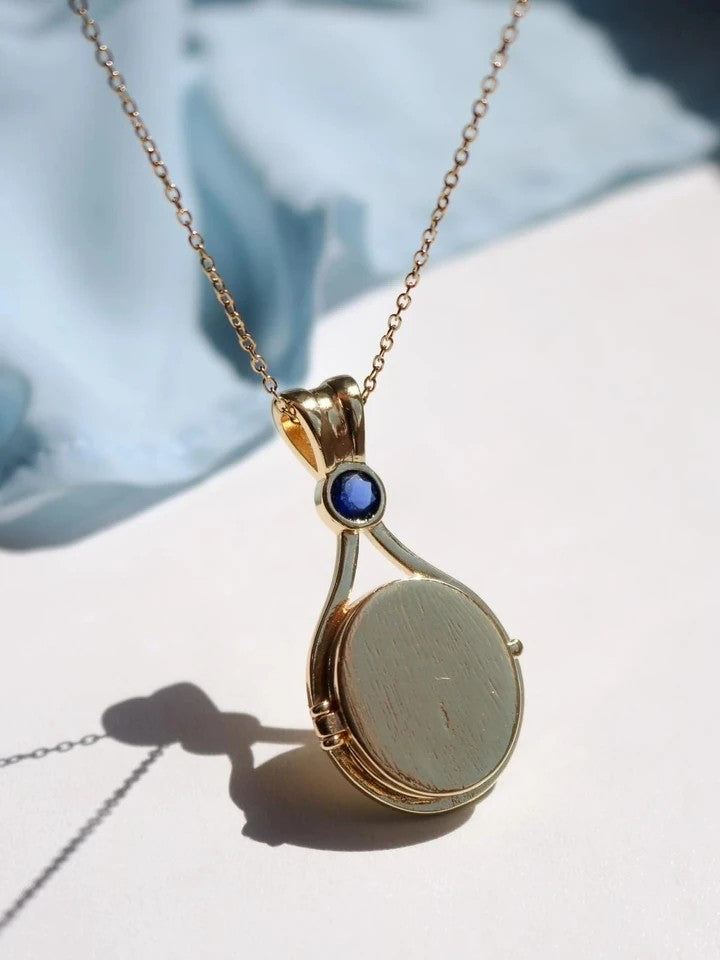 Personalized Photo H2O Just Add Water Steel Necklace