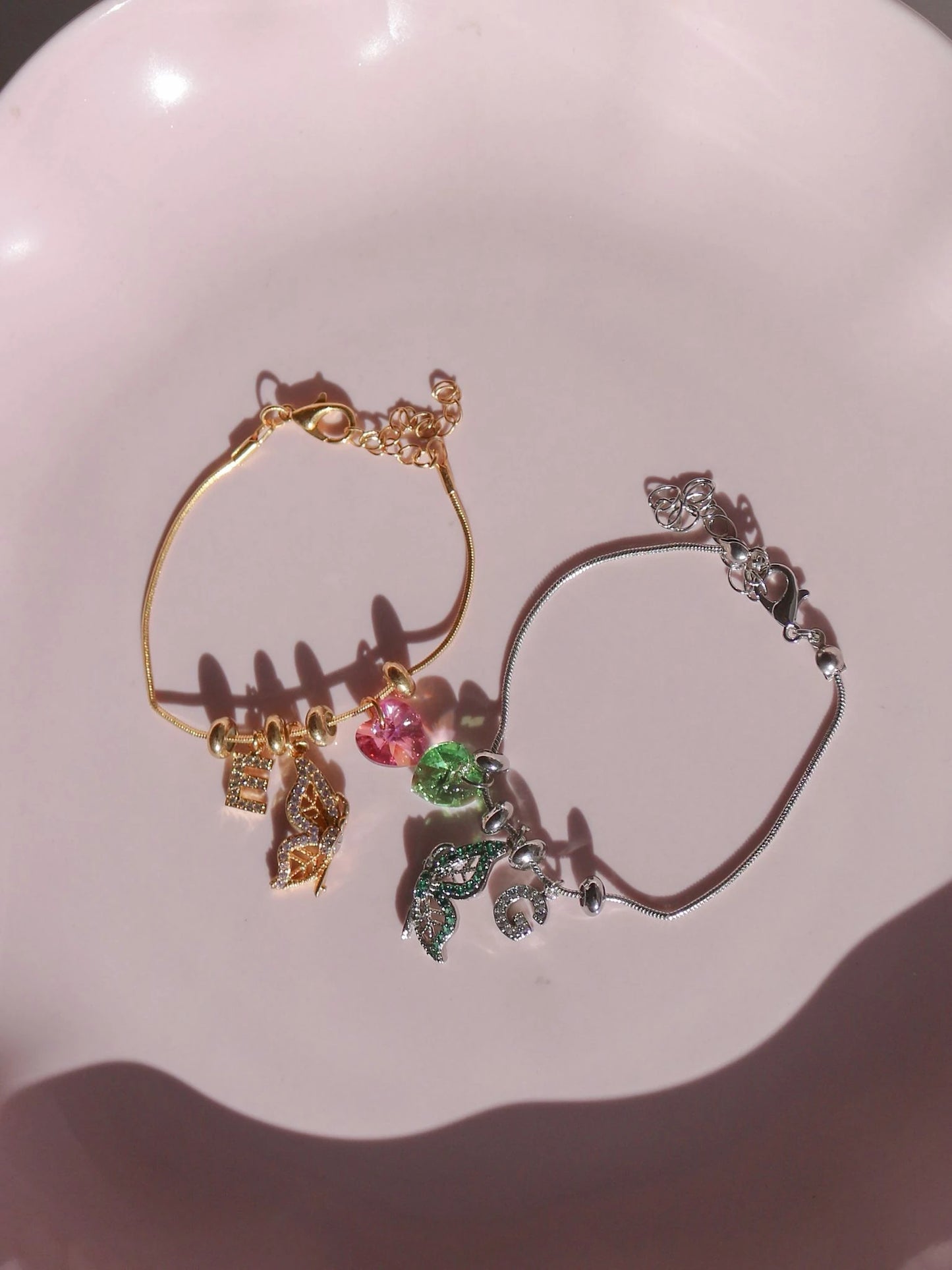 Wicked Glinda Elphaba Butterfly Friendship Bracelet