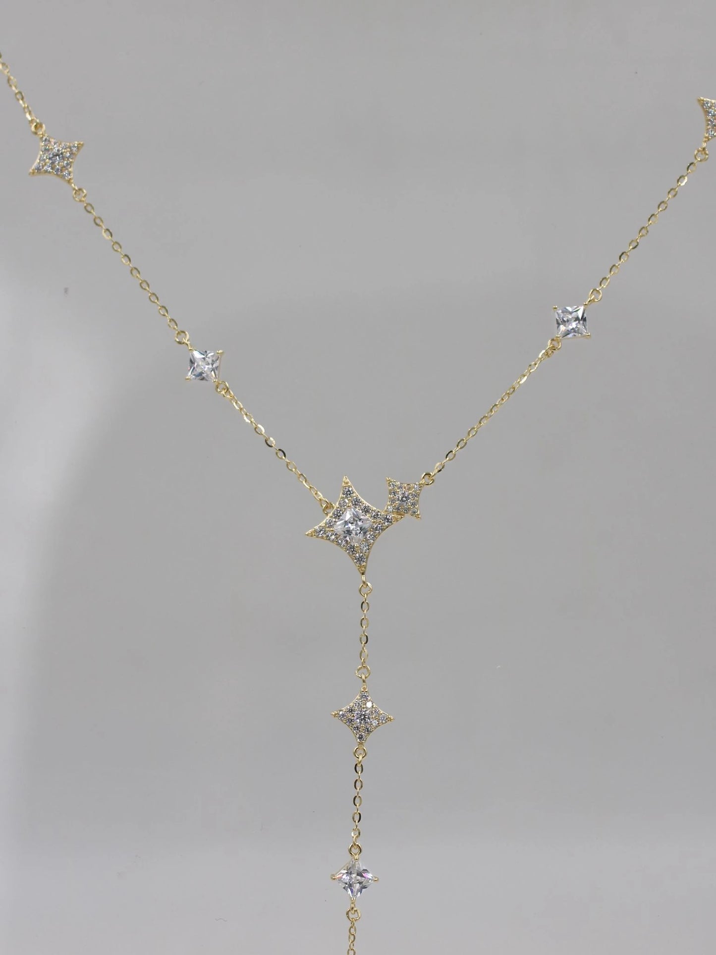 Lumina Glow 925 Silver Y Necklace