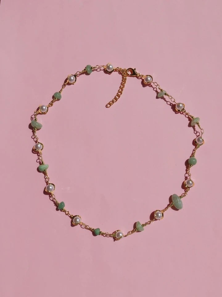 Broken Natural Stone Pearl Necklaces (piece)