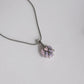 Pink Minimal Diamond Chateau Necklace