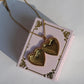 Floral Heart Personalized Photo Locket Necklace
