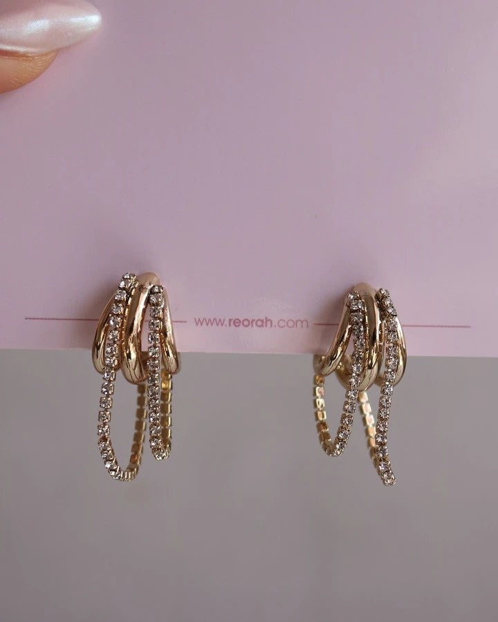 Dangling Waterway Hoop Earrings