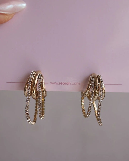 Dangling Waterway Hoop Earrings