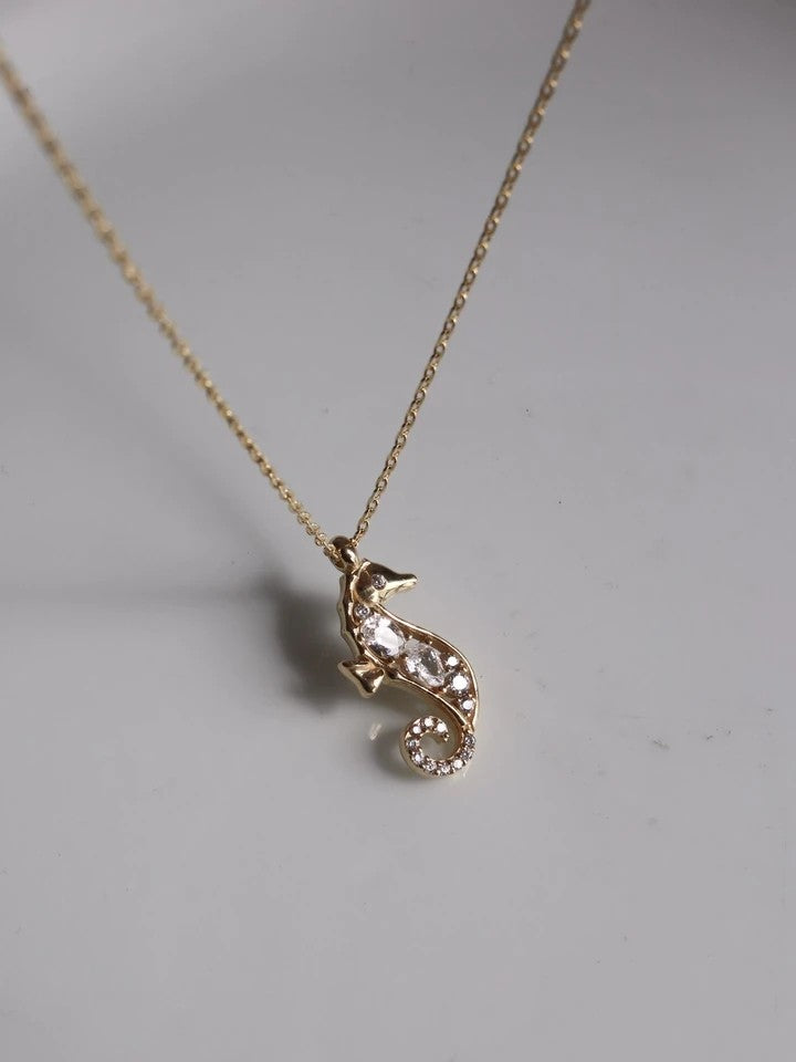 Seahorse 925 Silver Necklace