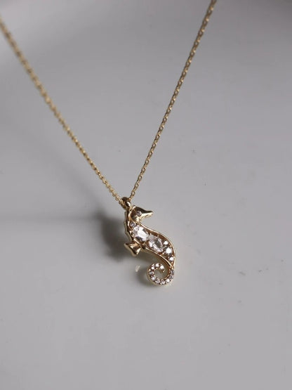 Seahorse 925 Silver Necklace