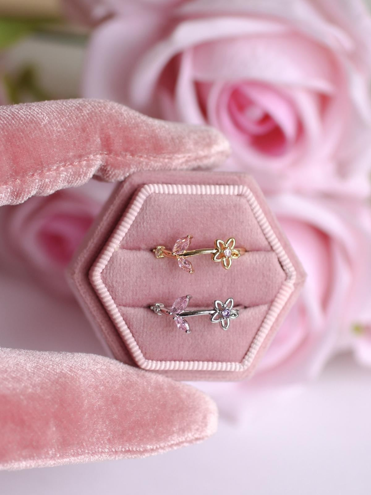Blush Flower Ring