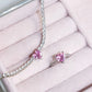 Pink Princess Choker Earring Ring Set