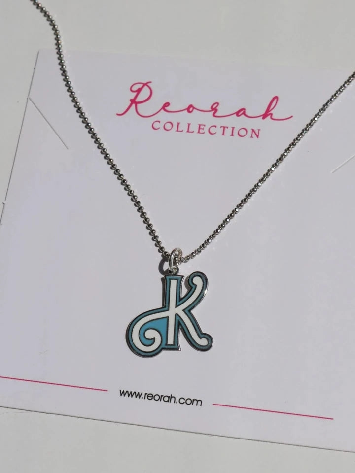 Barbara Letter Necklace 925 Silver