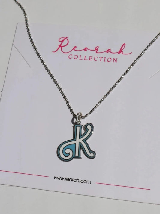Barbara Letter Necklace 925 Silver